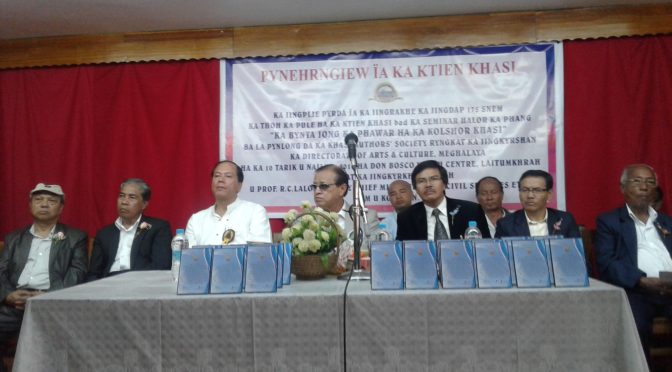 Ka Jingplie Pyrda Ïa Ka Jingrakhe dap 175 Snem ki Dak Thoh bad ka Thoh ka Pule Khasi (1842–2017)